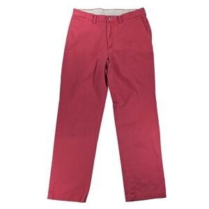 Polo Ralph Lauren Chino Pants Mens 34x32 Red Classic Fit Casual Preppy